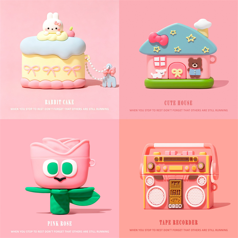 Portable Wifi Hotspot - 3D Flower Cake Cover for AirPods
