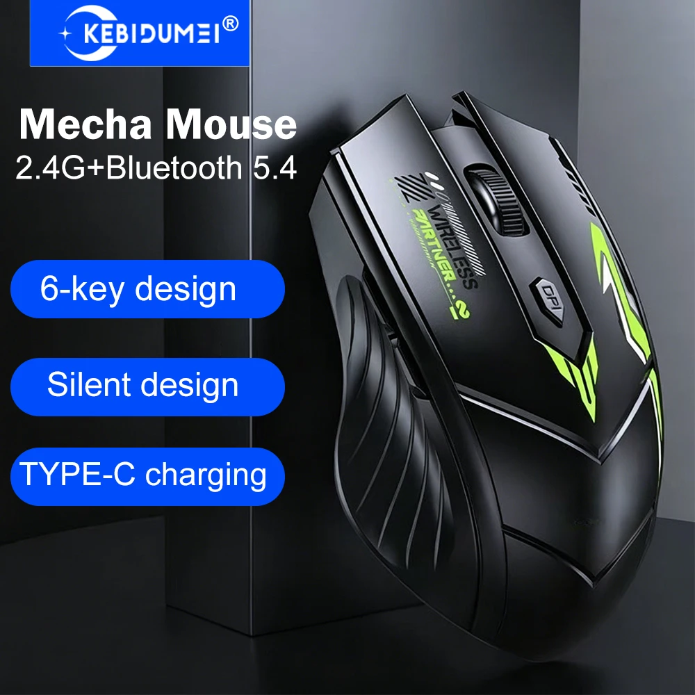 Auto Mouse Mover - KEBIDUMEI 2.4G Bluetooth 5.4 Wireless Mouse