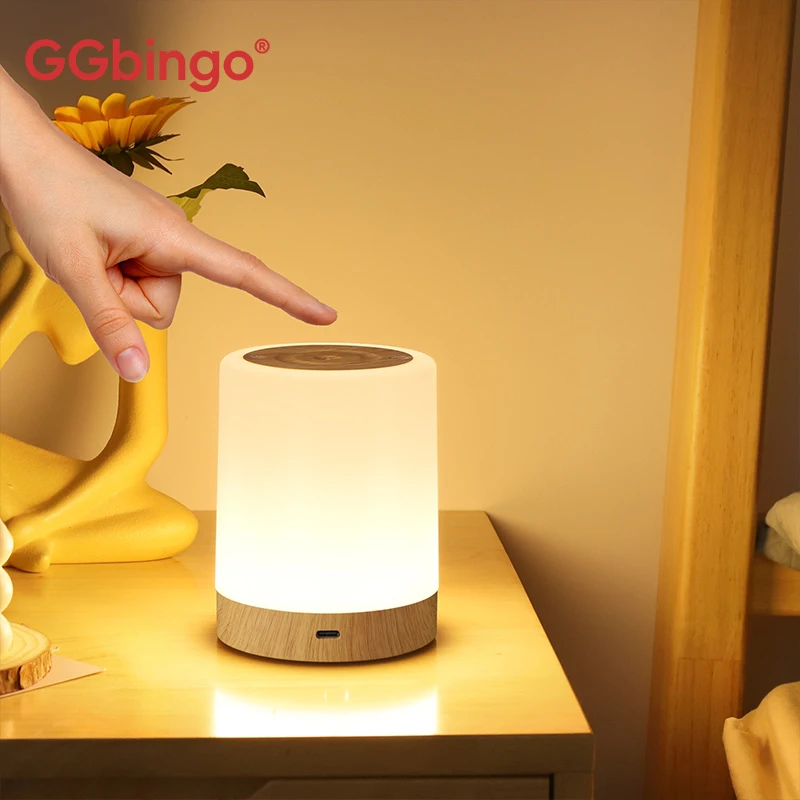 Rgb Desk Lamp Smart - 16 Colors Night Light Smart Touch