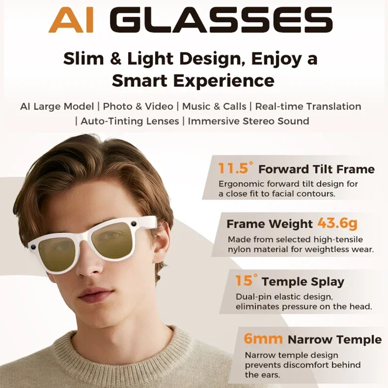 2026 New AI Smart Glasses with - Smart Glasses Ar recension och pris