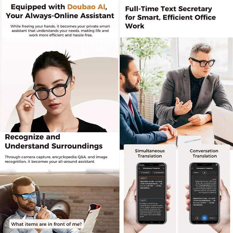 2026 New AI Smart Glasses with - Smart Glasses Ar recension och pris