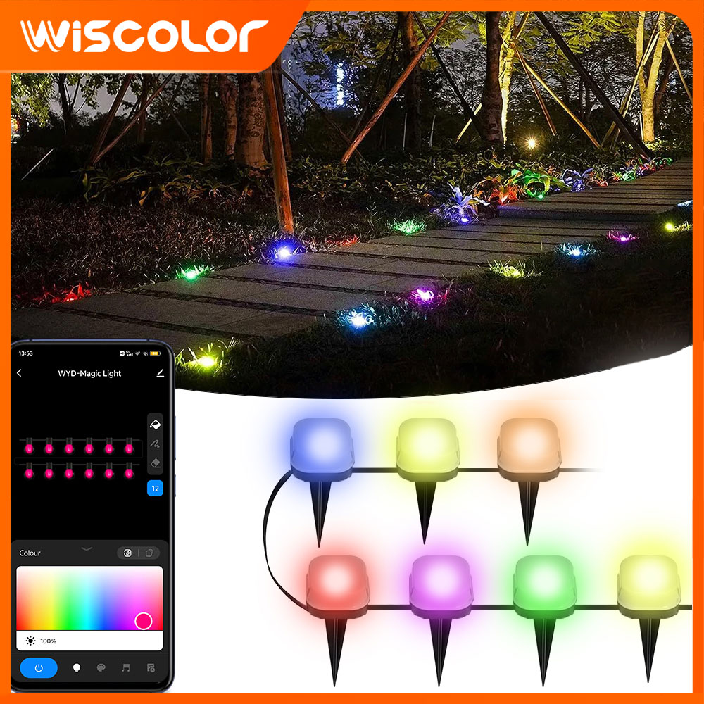 Lawn Light Outdoor IP65 RGB LE - Rgb Desk Lamp Smart recension och pris
