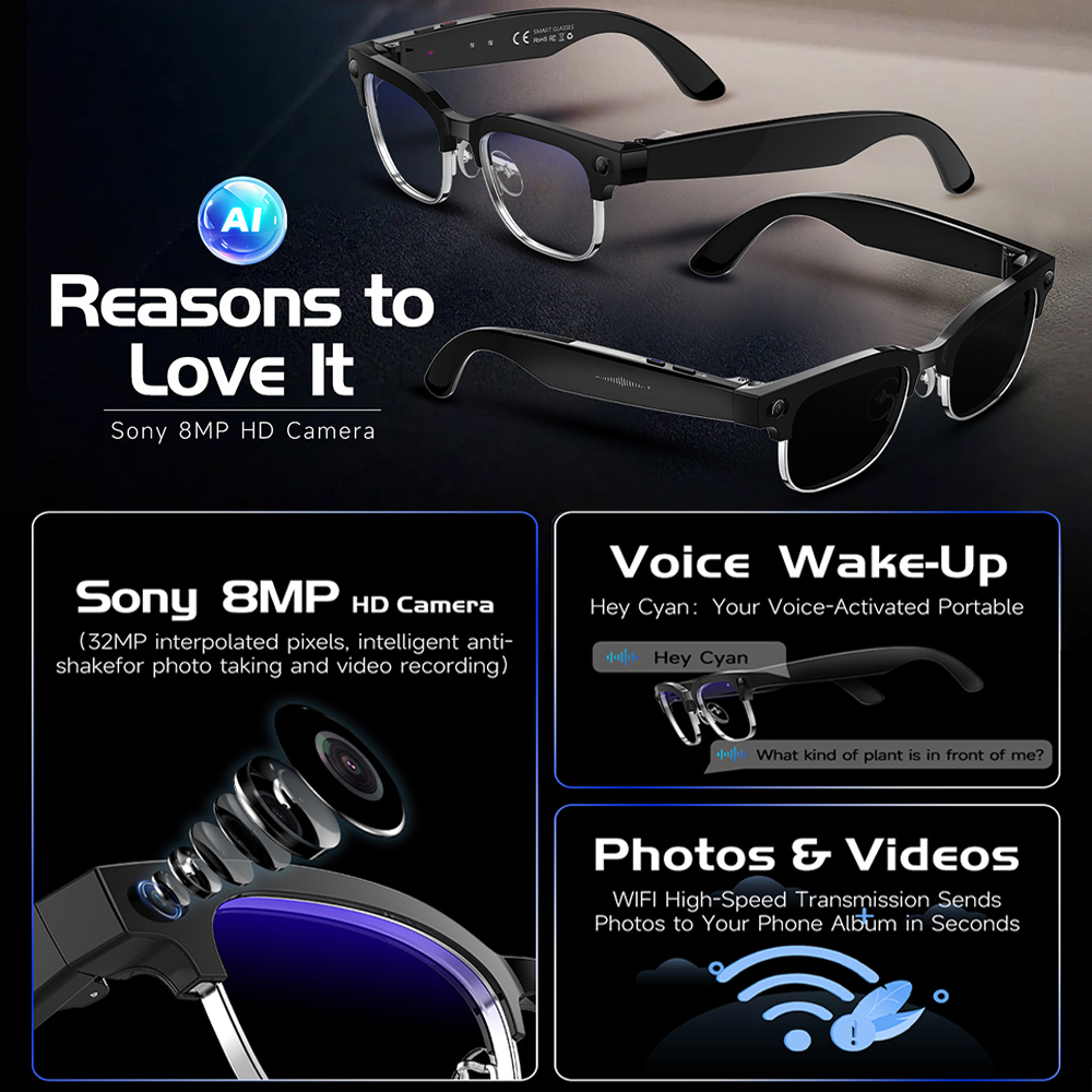 2026 New Men Smart AI Glasses  - Smart Glasses Ar recension och pris