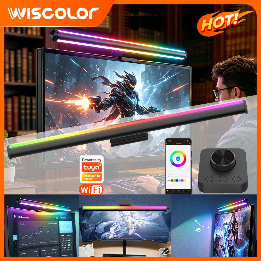 Setup Smart Wifi RGB Monitor L - Rgb Desk Lamp Smart recension och pris