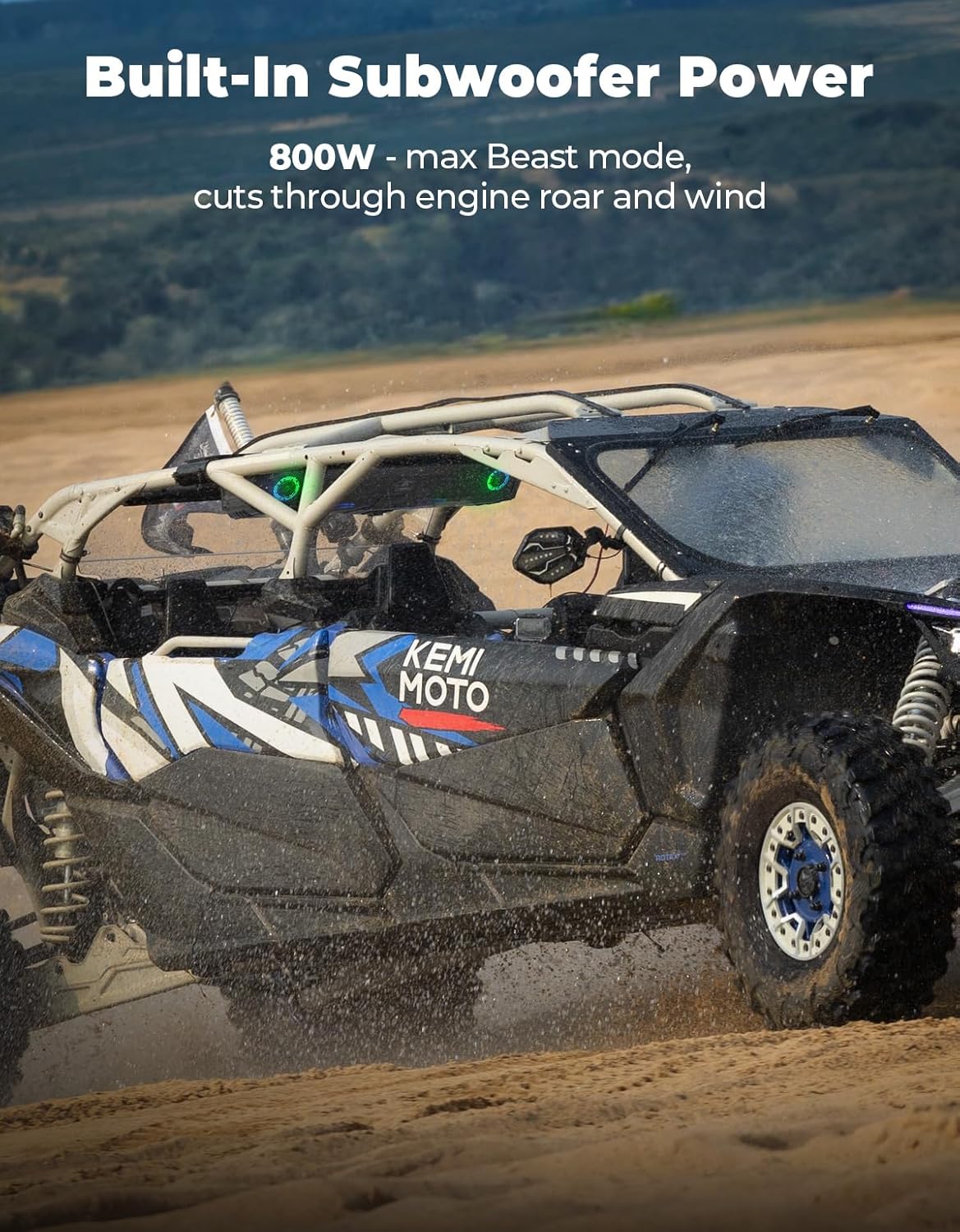 KEMIMOTO UTV 800w Deep Bass Bl - Bluetooth Speaker Waterproof recension och pris
