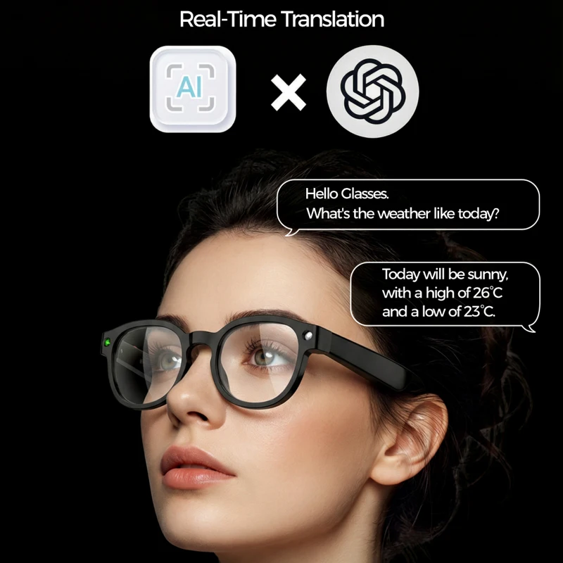 6K HD AI Camera Glasses 800MP  - Smart Glasses Ar recension och pris
