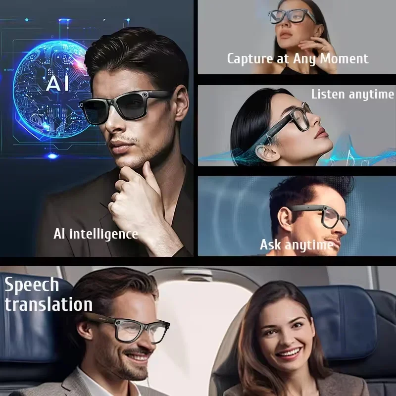 6K HD AI Camera Glasses 800MP  - Smart Glasses Ar recension och pris