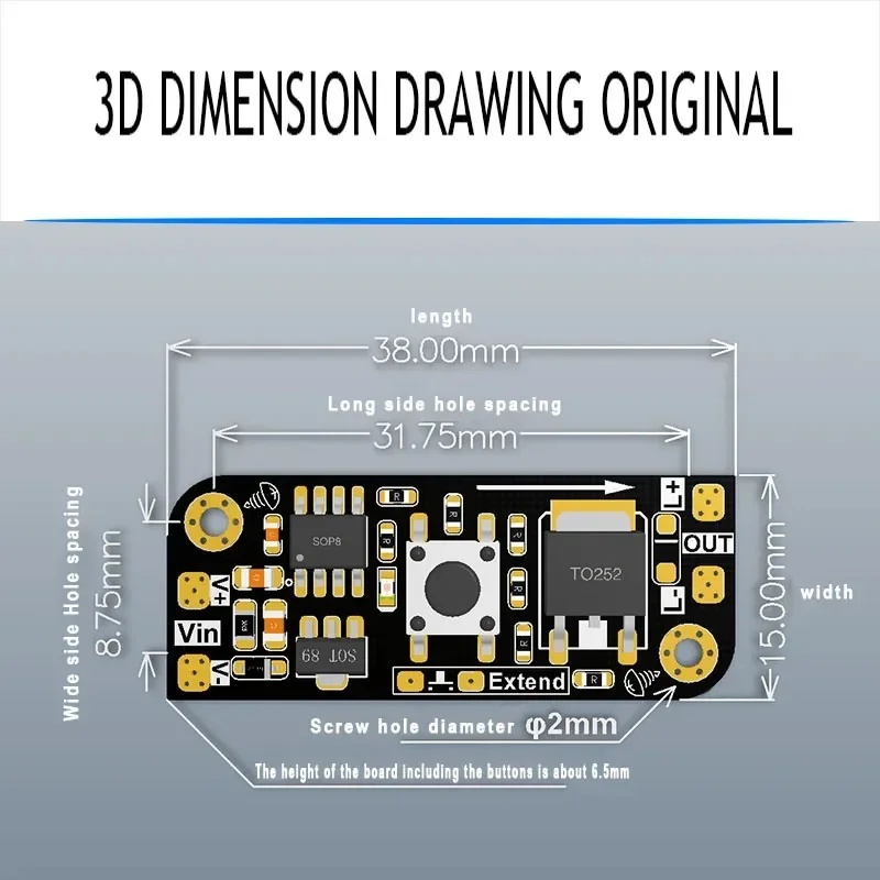 Micro Button Dimming Board Key - Electronics & Gadgets Starting With D recension och pris