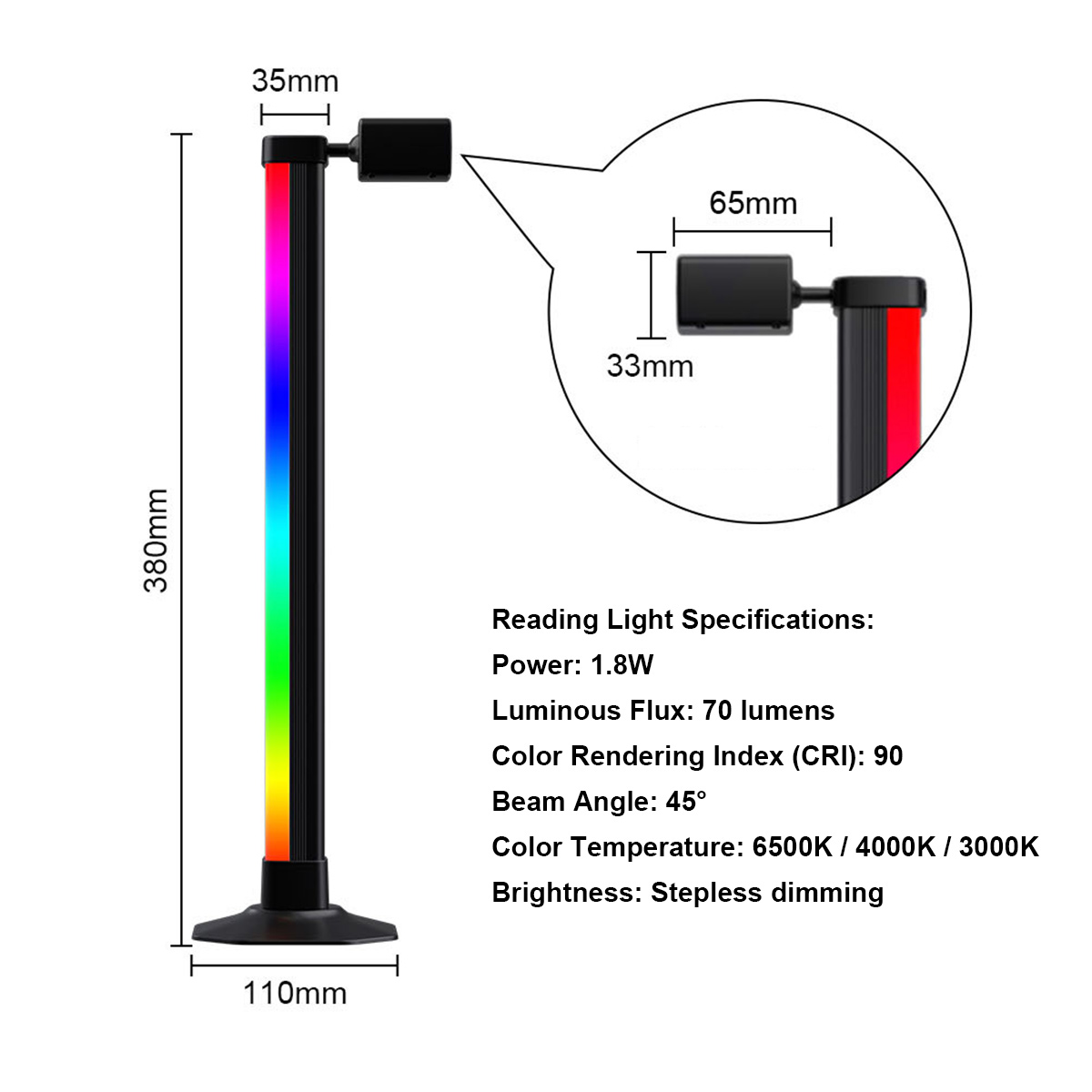 Smart Light Bar LED RGB Music  - Rgb Desk Lamp Smart recension och pris