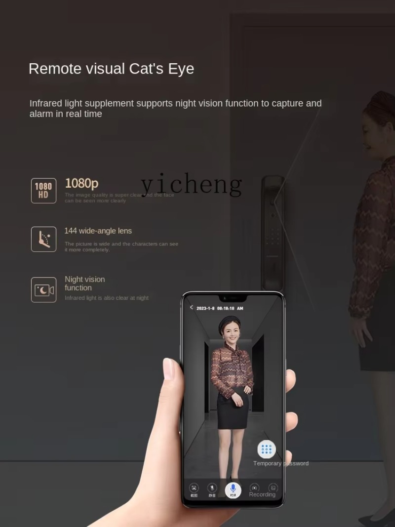 C19- Face Cat Eye Smart Door L - Electronics & Gadgets Starting With D recension och pris
